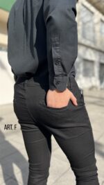 PANTALON CORTE CHINO NEGRO - Imagen 3